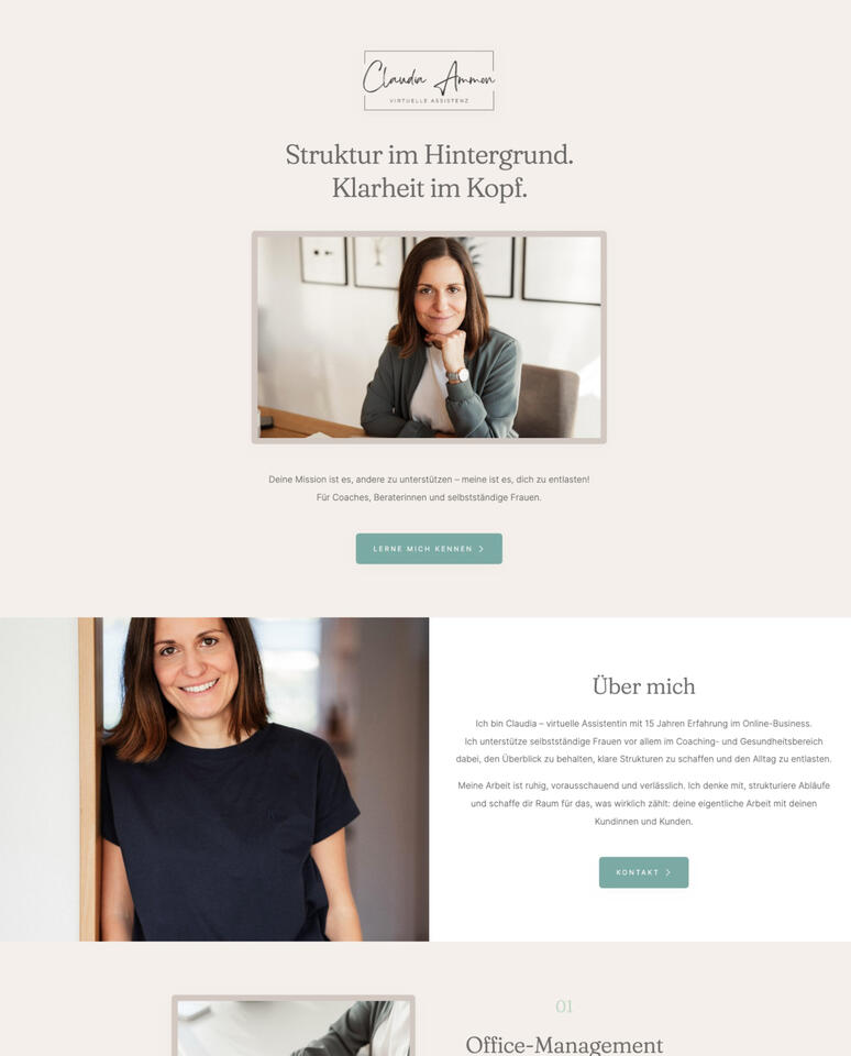 Website von Claudia